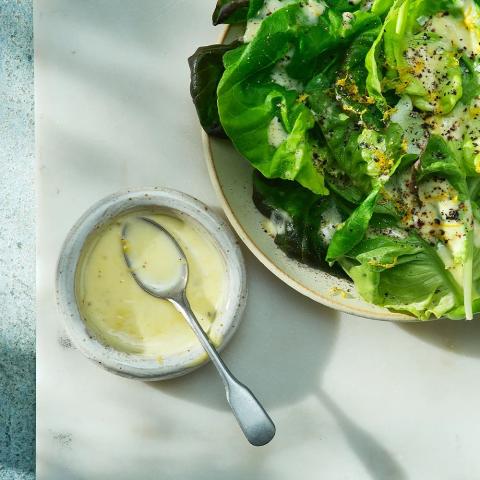 Krämig citrondressing