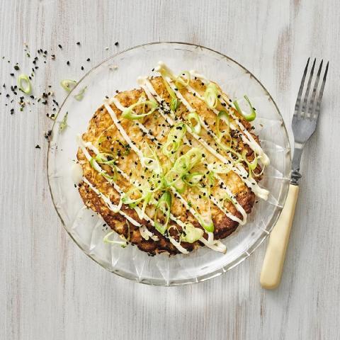 Enkel japansk kålpannkaka