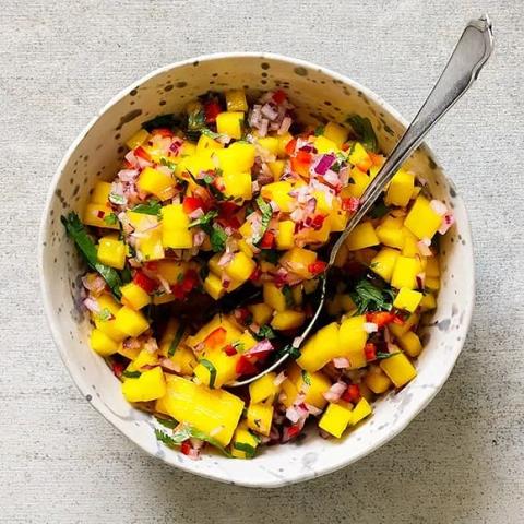 Snabb mangosalsa
