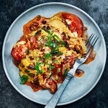 Äggröra med tomat och chili