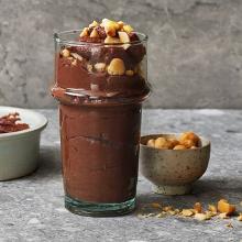 Enkel chokladmousse utan ägg
