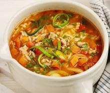 Kycklingminestrone