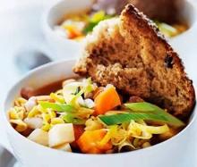 Minestrone med bacon