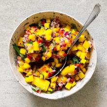 Snabb mangosalsa